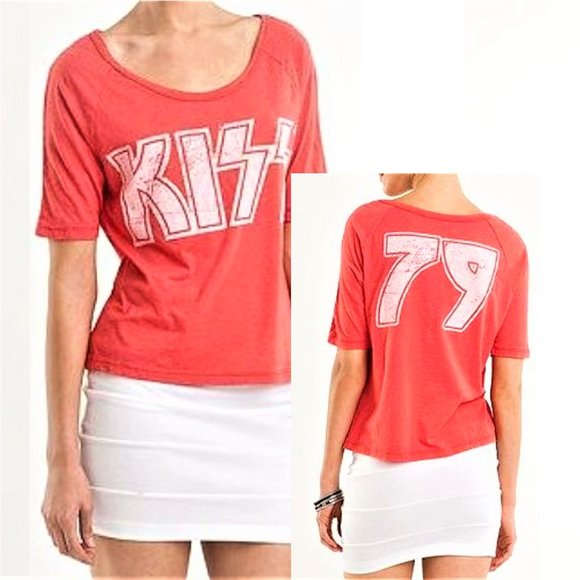 Live Nation Tops - KISS Logo 79 Live Nation metal rock Official Oversized T-Shirt L runs big NWT